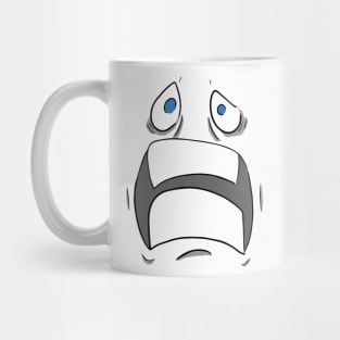 Scaredy Face Mug